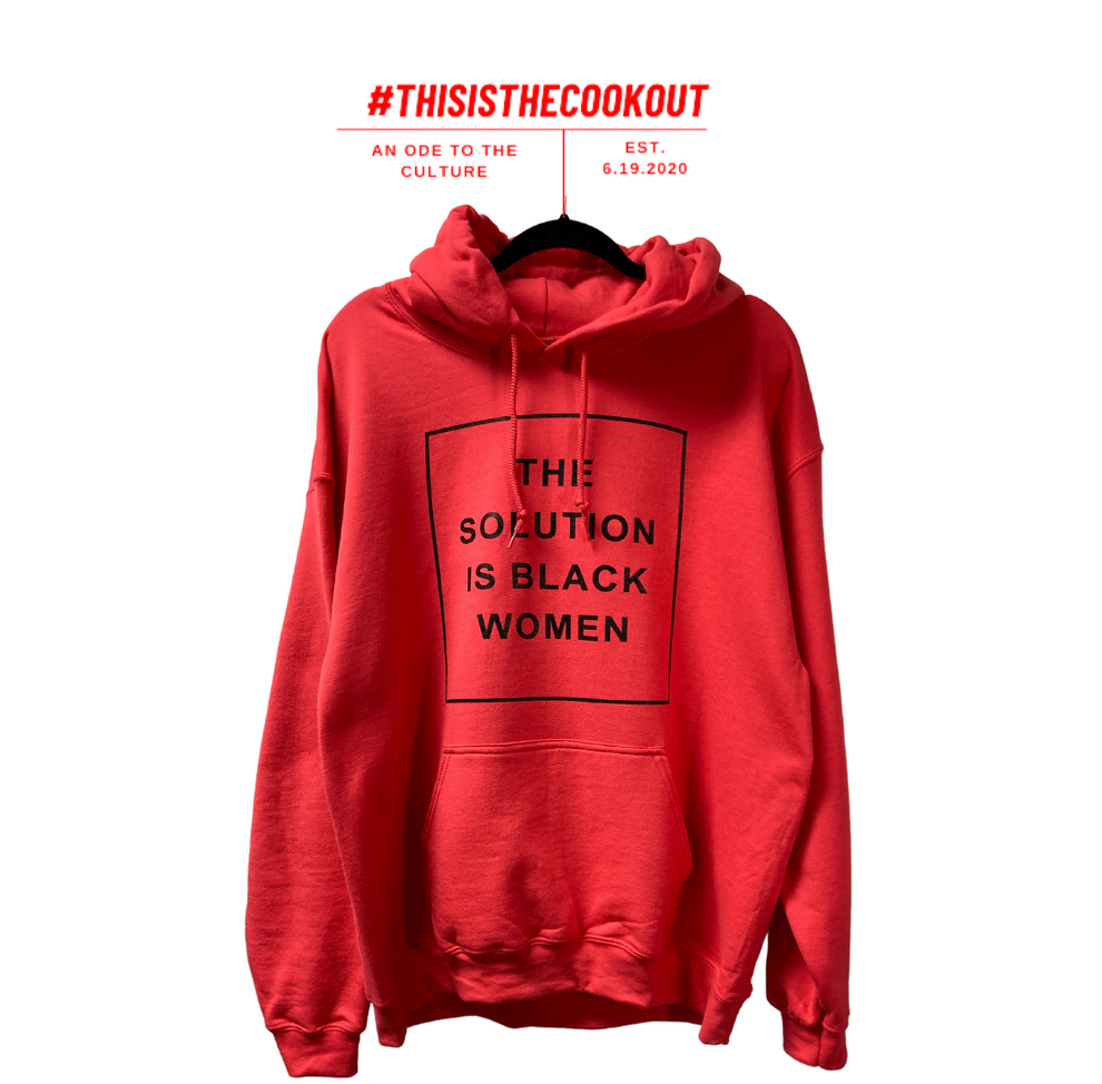 "THE SOLUTION IS" - Oversized Unisex Hoodie