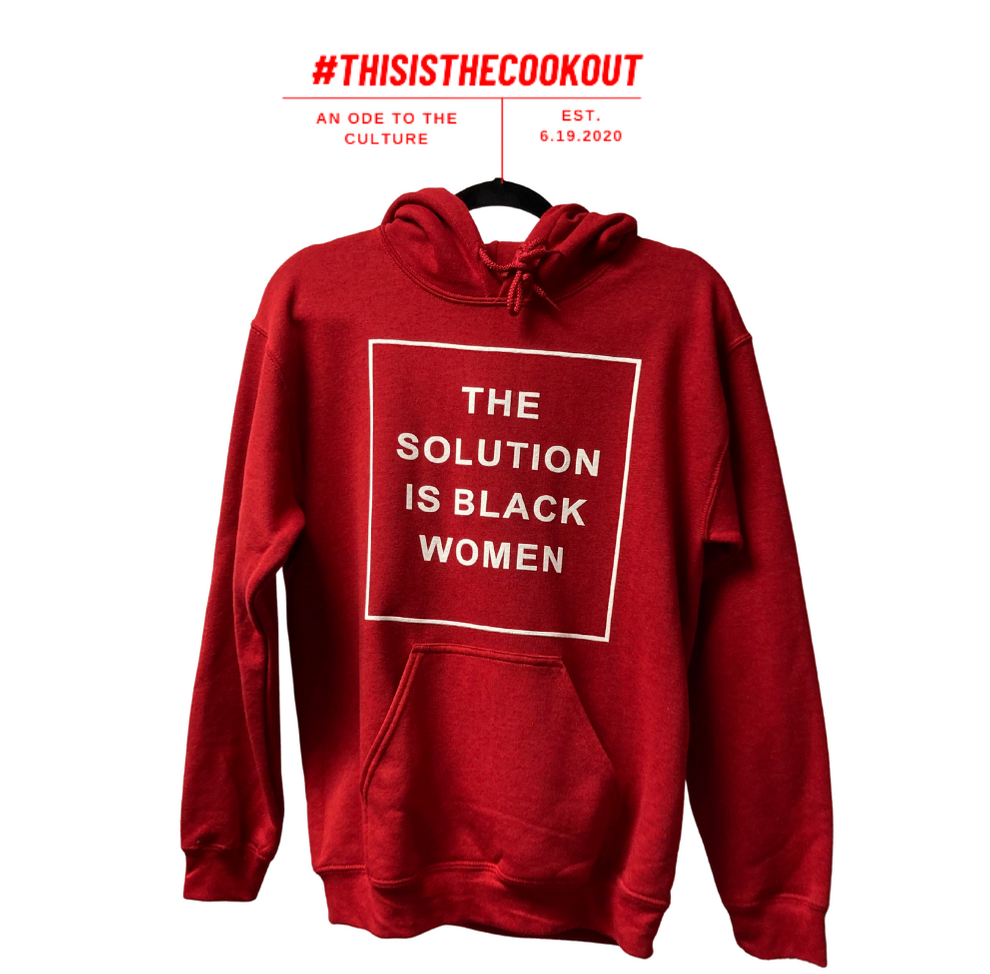"THE SOLUTION IS" - Oversized Unisex Hoodie